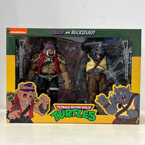 NIB - NECA Nickelodeon Teenage Mutant Ninja Turtle - Bebop and Rocksteady - Picture 5 of 11